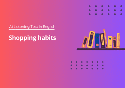 A1 Listening Test in English