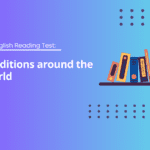 A1 English Reading Test: Traditions around the world