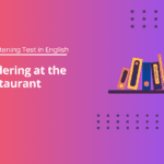 Ordering at the restaurant - A1 Listening Test in English