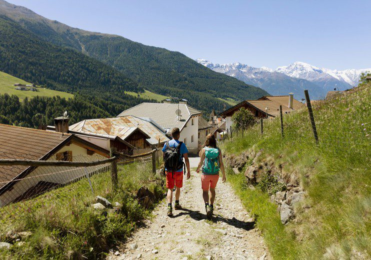 On the Venosta Valley High Mountain Trail © Frieder Blickle