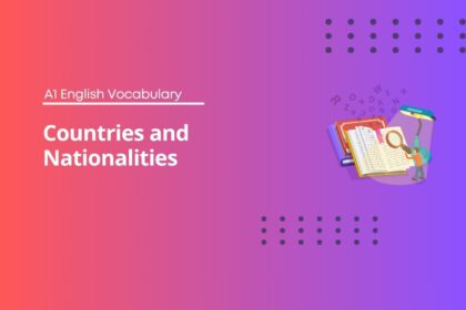 Countries and Nationalities - A1 English Vocabulary