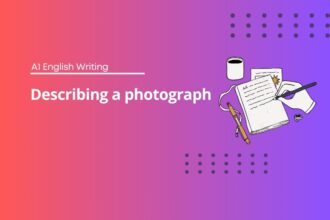 Describing a photograph - A1 English writing