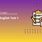 A2 English Test 1