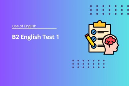 B2 English Test 1