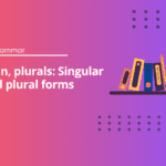 Singular - plural forms - English Test Grammar