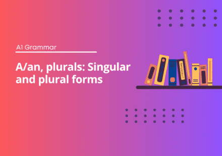 Singular - plural forms - English Test Grammar