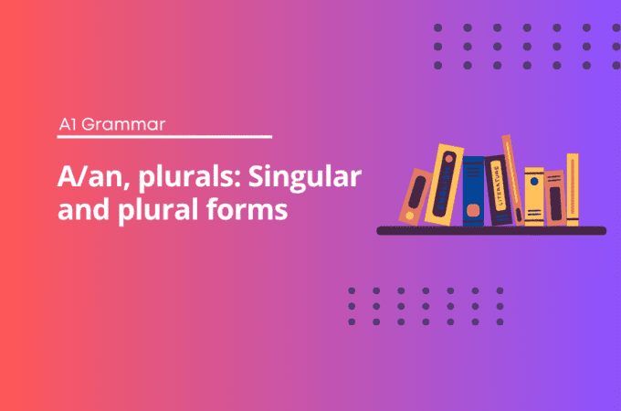 Singular - plural forms - English Test Grammar