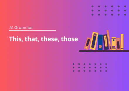 This, that, these, those - English Test Grammar