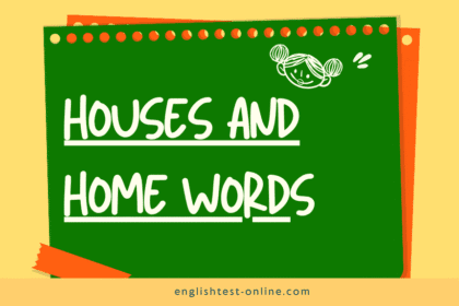 Houses and home words - B1 English Vocabulary