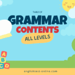 Table of grammar contents