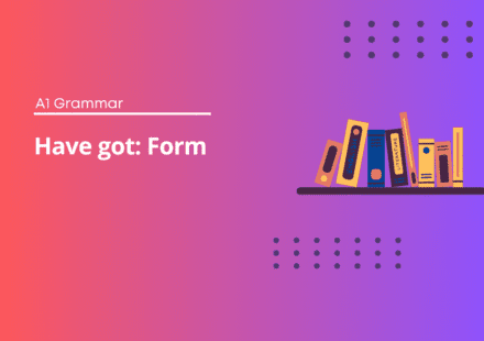 Have got Form - English Test Grammar