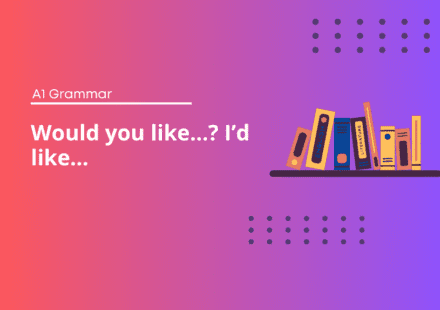 Would You Like…? I’d Like… - English Grammar Guide - A1