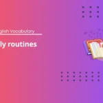Daily routines - A1 English Vocabulary